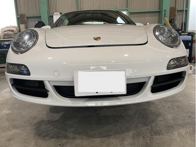 ポルシェ997　911カレラ　ホイールリペア修理塗装＆ラッピング施工