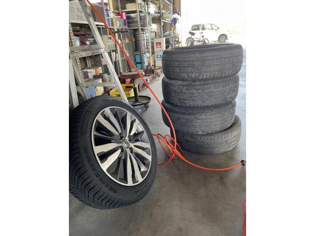 【作業実績】森町のお客様｜ホンダ・フィット 16インチタイヤ交換（費用を抑えたい方におすすめ）