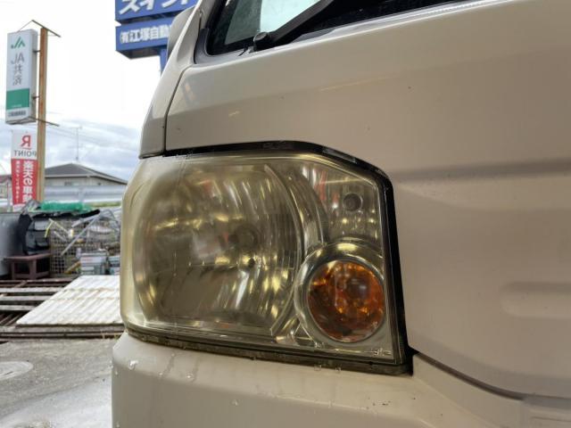 【森町】軽自動車のヘッドライト磨きとコーティングなら江塚自動車商会｜くすみ除去で明るさ復活
