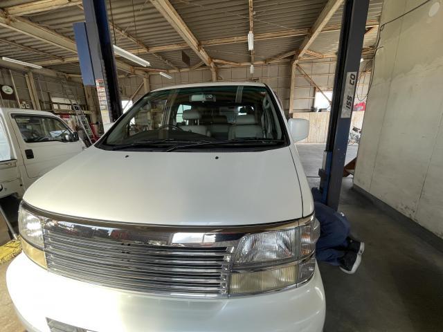 【袋井市】日産エルグランドの12か月点検なら江塚自動車商会｜古い車でも安心対応・キャッシュレス決済OK