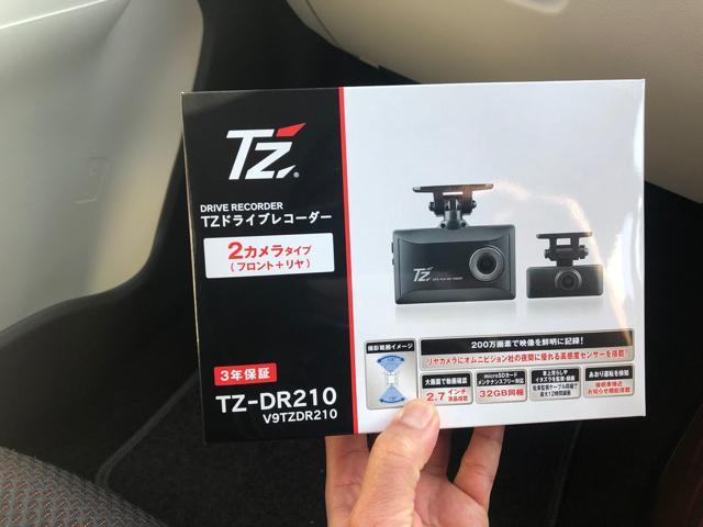 スズキ　イグニス　ドライブレコーダー　ドラレコ前後　取り付け　TZ-DR210  
掛川市