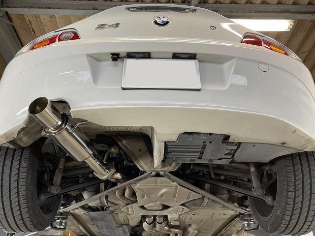 BMW Z4 オールステンレスワンオフマフラー製作 静岡県 富士宮市 富士市