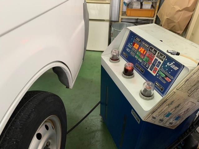 ボンゴトラックのATFをトルコン太郎で圧送交換しました！