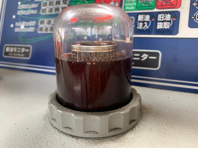 トヨタ　ウィッシュのATFを圧送交換しました。
