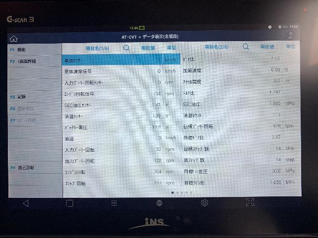ニッサン　ティーダのCVTフルードをトルコン太郎で圧送交換しました。