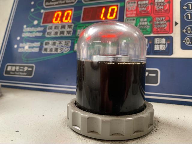 トルコン太郎でニッサン　エクストレイルのCVTフルードの圧送交換を実施しました。