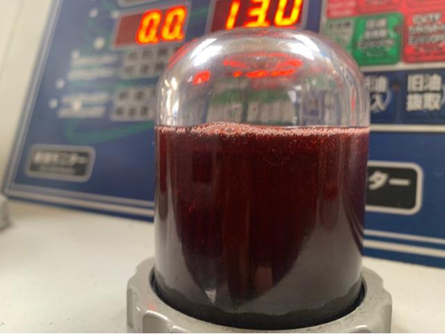 トヨタ　ランドクルーザー70のATFのトルコン太郎で圧送交換依頼です