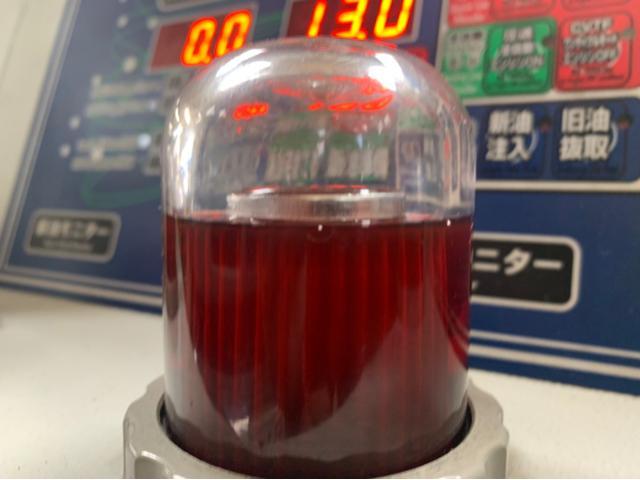 トヨタ　ランドクルーザー70のATFのトルコン太郎で圧送交換依頼です