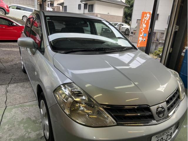 日産　ティーダ　ボディコーティング Keeper　ルームクリーニング　磨き