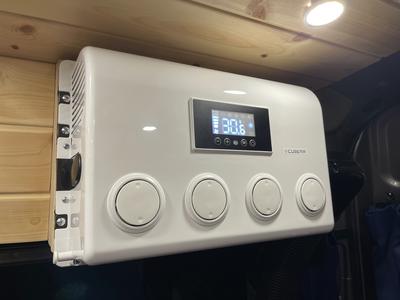 １２Ｖエアコン取付