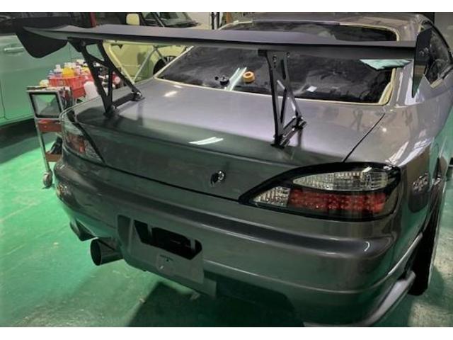 S15シルビア GTウィング取付 裏骨補強 加工