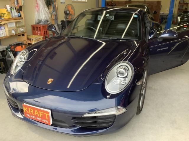 ポルシェ911　バックカメラ取付