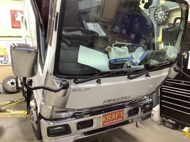 いすゞ　エルフトラック　車検