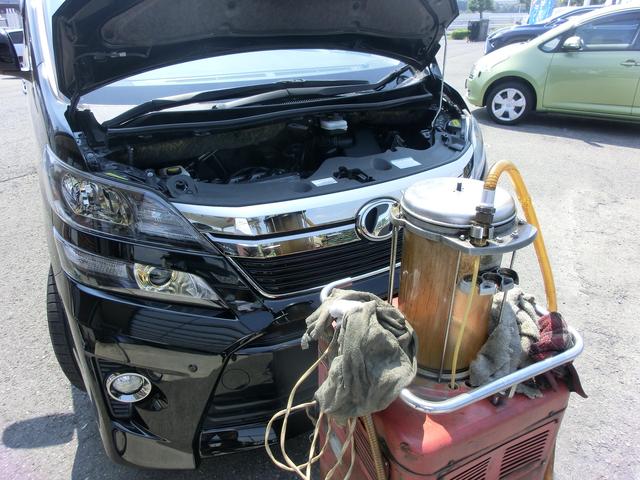 ヴェルファイア　オイル交換