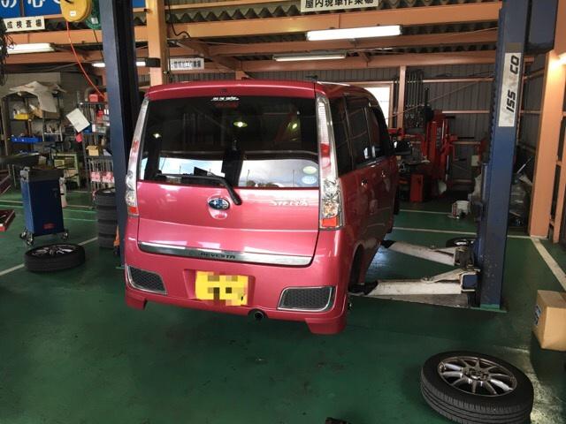 ステラ 車検入庫  【小野市 三木市 車検・修理・取付は小野カーセンター】