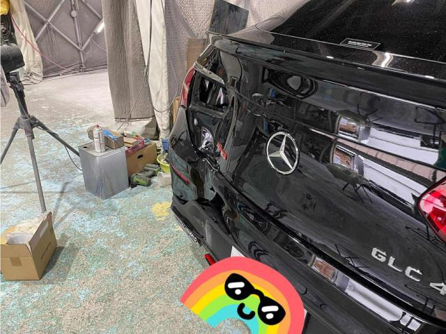 メルセデス・ベンツ GLC キズ・へこみ直し バックドア リアバンパー 左リアランプ 交換 フレーム修正