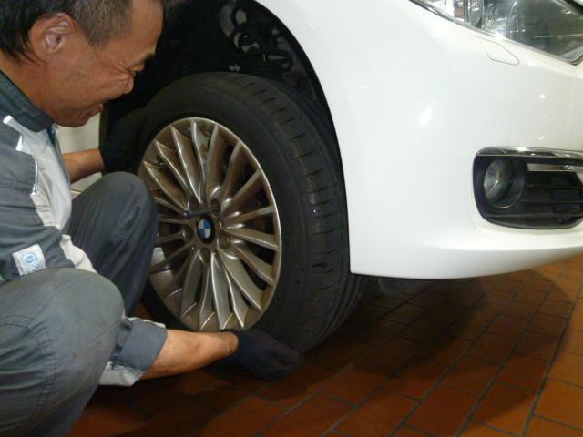 BMW F30 320i｜車検整備　スタビリンクロッド交換【徳島 プレミアムカーセンター】徳島 香川 淡路島