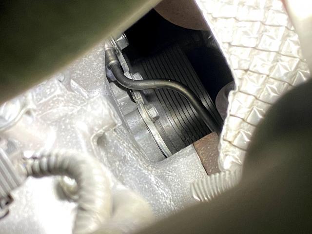 バレーノ　スズキ　WB42S　エアコン不良　オーバーヒート　冷却水漏れ　オイルクーラー　ガスケット　取替