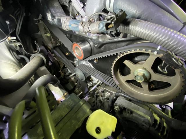 トヨタ TOYOTA 10系 アルファード MNH10 V６ タイミングベルト　1MZ　エンジン　タイベル交換　エンジン異音　10万キロ走行
