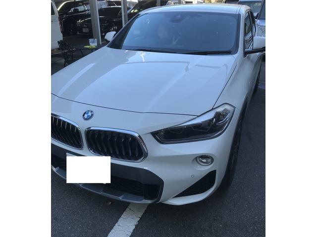 BMW　X2　ドアミラーカバー交換