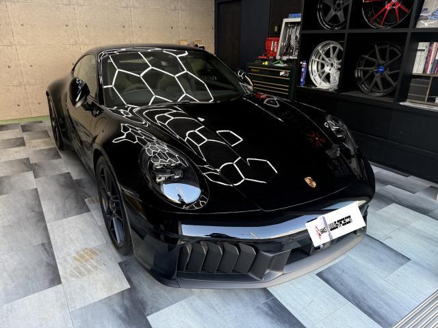 ポルシェ　９１１　ボディガラスコーティング　