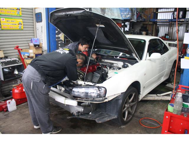 BNR34(GT-R) タイミングベルト交換