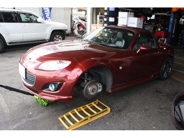 滋賀　ロードスターの持ち込みタイヤ交換