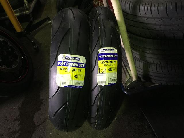 滋賀　バイクの持ち込みタイヤ交換