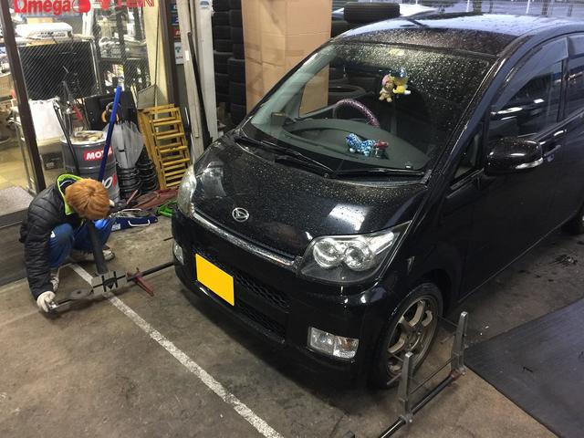 滋賀　フロントのトー調整 