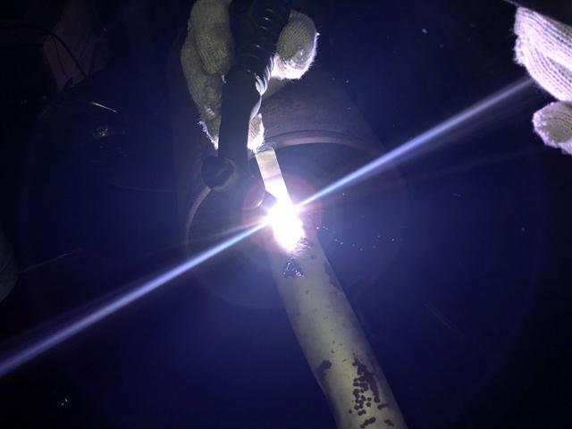 滋賀 アトレーのマフラー溶接修理