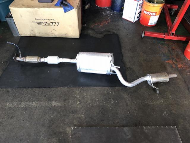 滋賀 アトレーのマフラー溶接修理