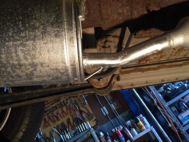 滋賀 アトレーのマフラー溶接修理