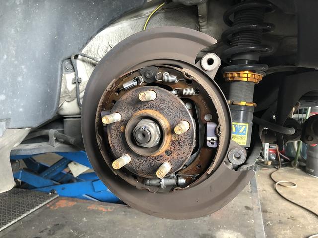 滋賀　 FT86の持込キャリパー＆ローター交換