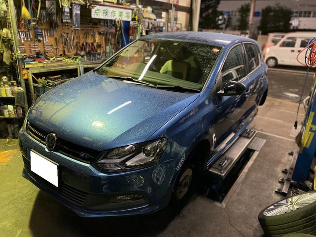 滋賀　輸入車「ポロ」の持ち込みタイヤ交換