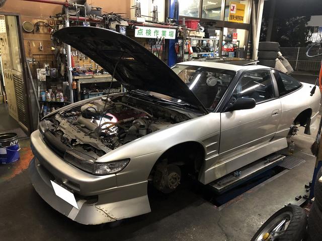 滋賀 シルエイティ 180sx の車検 整備 グーネットピット