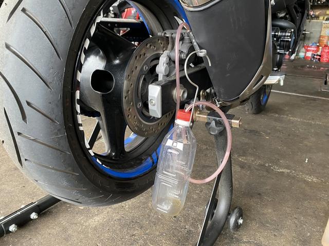 滋賀　バイク「GSR750」の車検＆整備