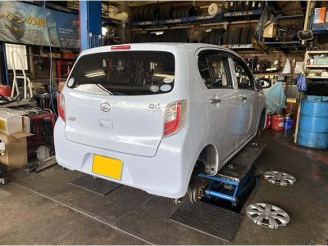 滋賀　ミライースの持ち込みタイヤ交換（4本）