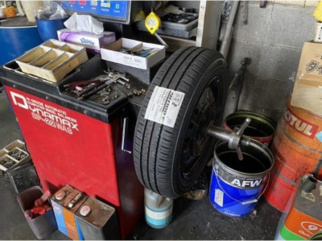 滋賀　ミライースの持ち込みタイヤ交換（4本）