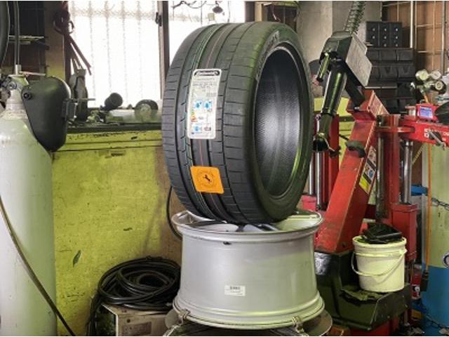 滋賀　ポルシェの持ち込みタイヤ交換４本（１９インチ）