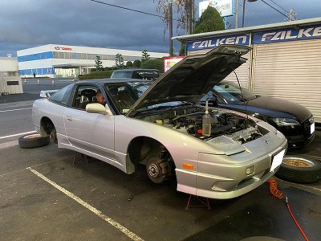 滋賀　日産「180SX」(RPS13)の車検＆整備