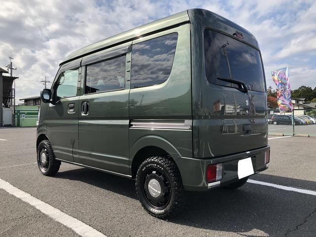 滋賀　エブリィの持込リフトアップスプリング取付