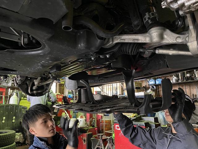 滋賀　ベンツ S350(W221)の車検＆整備とＯＢＤ診断＆タイヤ交換