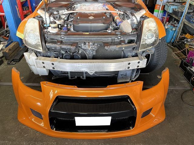滋賀 フェアレディZ(Z33)の「78ワークス」ヘッドライト交換 滋賀 フェアレディZ(Z33)の「78ワークス」ヘッドライト交換
