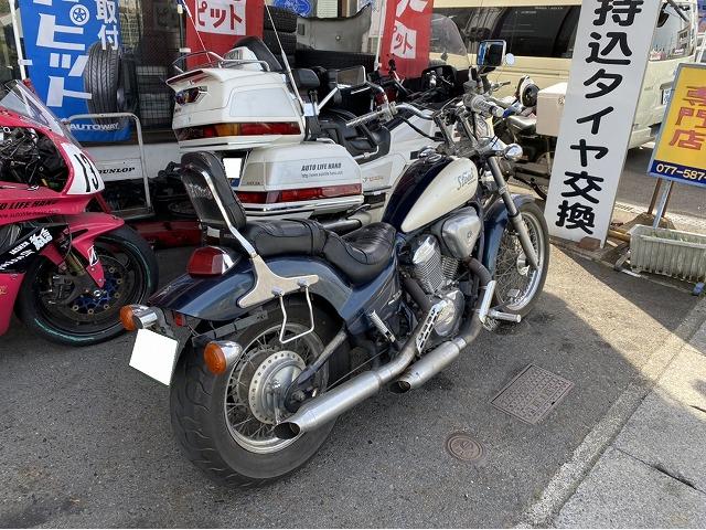 滋賀 ホンダ スティード600 の車検 整備 バイク グーネットピット