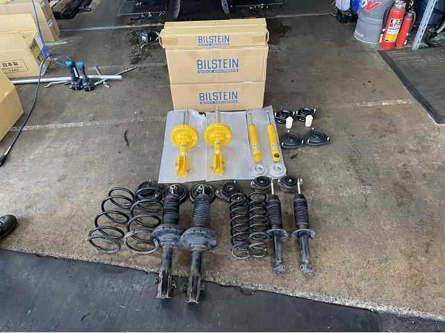 滋賀　フォレスター(ＳＨ５)の持込ショック交換(ビルシュタイン)