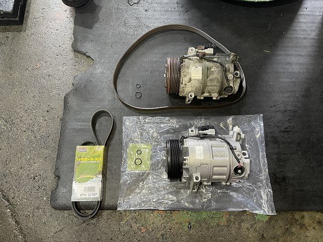 滋賀　日産セレナ(C25)のエアコン修理