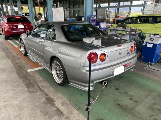 滋賀　スカイラインGT-R(BNR34)の車検＆整備