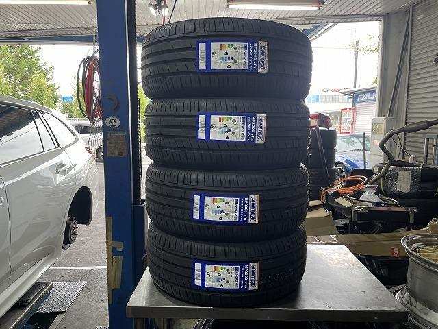 滋賀　レヴォーグの持ち込みタイヤ交換4本（18インチ）