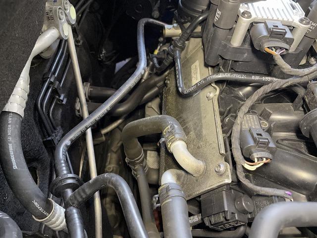 滋賀　VW「ポロ」のオイル漏れ修理