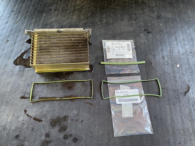 滋賀　VW「ポロ」のオイル漏れ修理